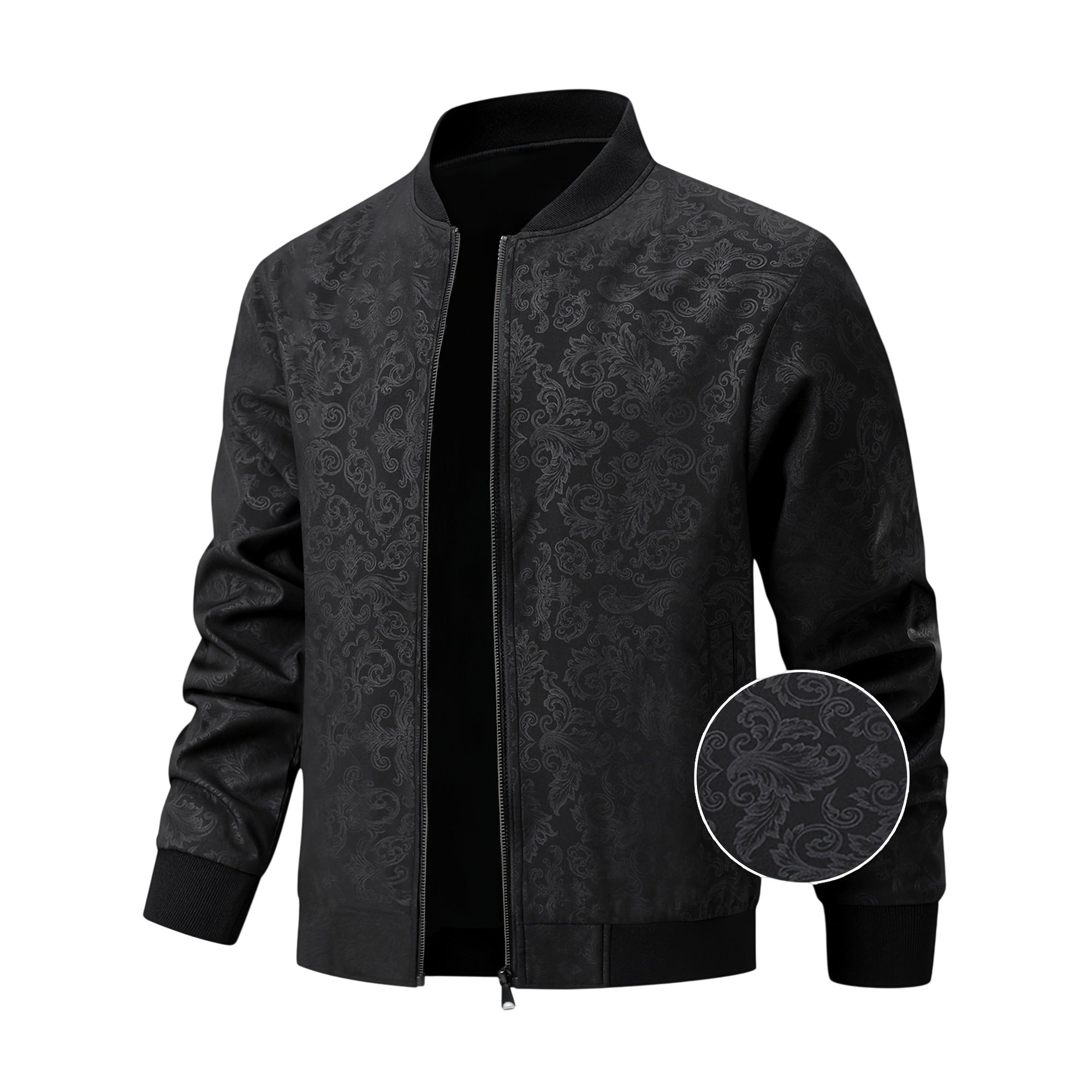 Atelier Rivelle | Veste Homme Printemps Col Baseball Style Chinois Légère