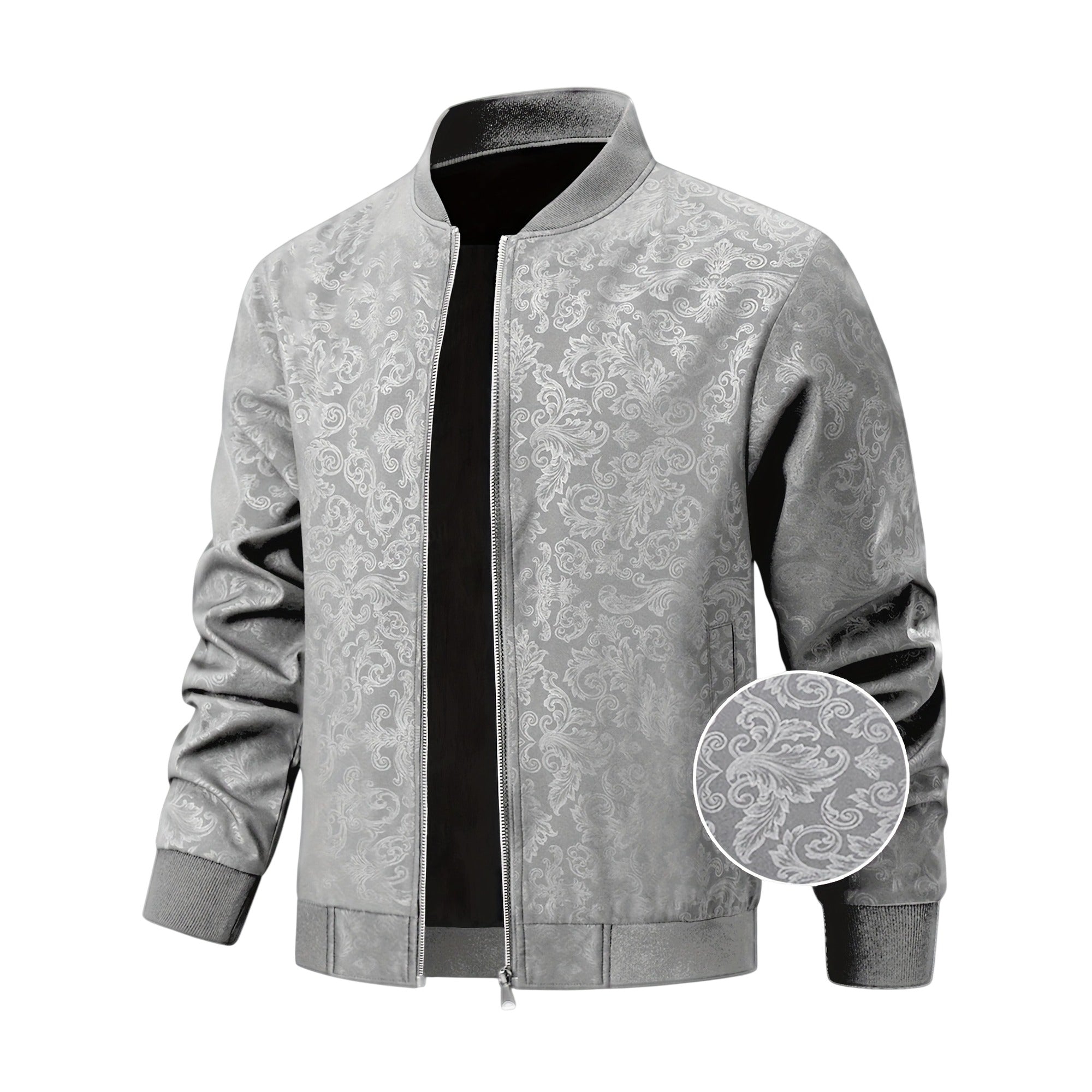 Atelier Rivelle | Veste Homme Printemps Col Baseball Style Chinois Légère
