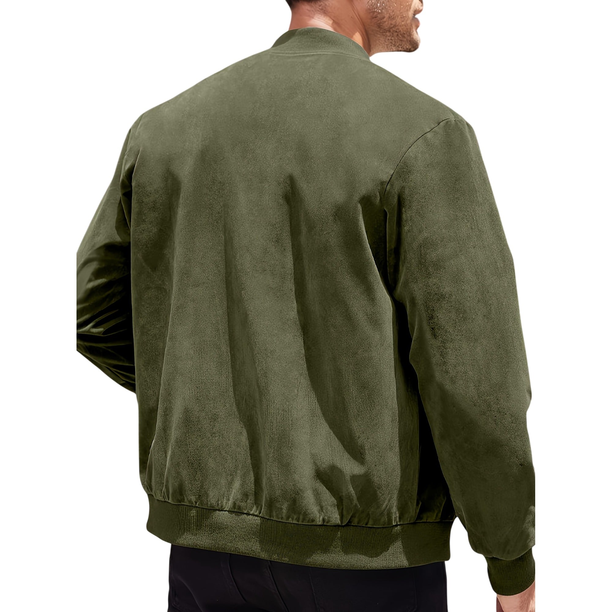 Atelier Rivelle | Veste Zippée Homme Col Montant Sport Casual Confort